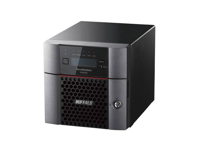 BUFFALO TECHNOLOGY TeraStation WS5220DN5 solid state drive Intel Atom C3338 Dual 8GB RAM 8TB SSD