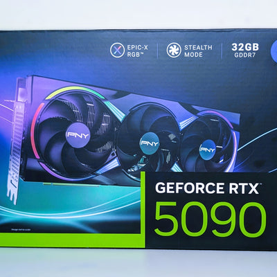 Pny Nvidia GeForce rtx 5090 Argb Epic-X oc Triple Fan 32gb gddr7 Pny Nvidia GeForce rtx 5090 Argb Epic-X oc Triple Fan 32gb gddr7 - High-performance gaming hardware