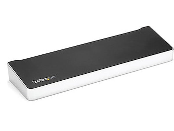 StarTech 4K USB-C Dock, Triple UHD 4K Monitor Docking Station, Mac & Windows, HDMI & DisplayPort, 60W PD, 5x USB 5Gbps Hub, TAA - Product image 1