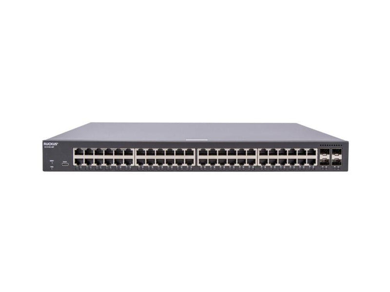 RUCKUS WIRELESS RUCKUS ICX 8100 48-Port Gigabit PoE+ Managed Switch, 802.3at, 1RU