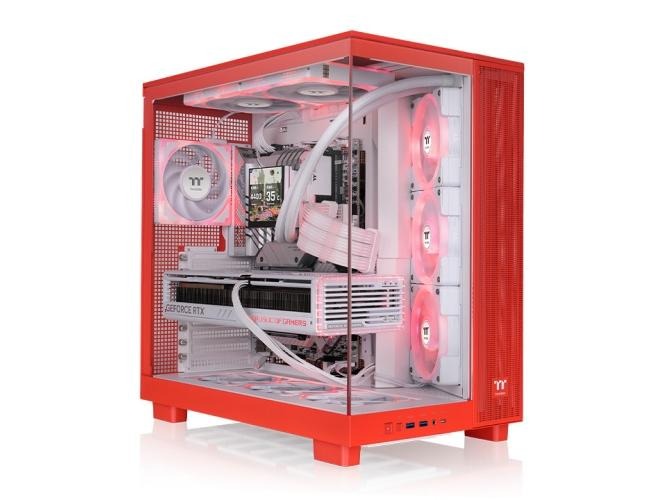 Thermaltake View 380 XL Computer Case Flaming Orange - Product image 1
