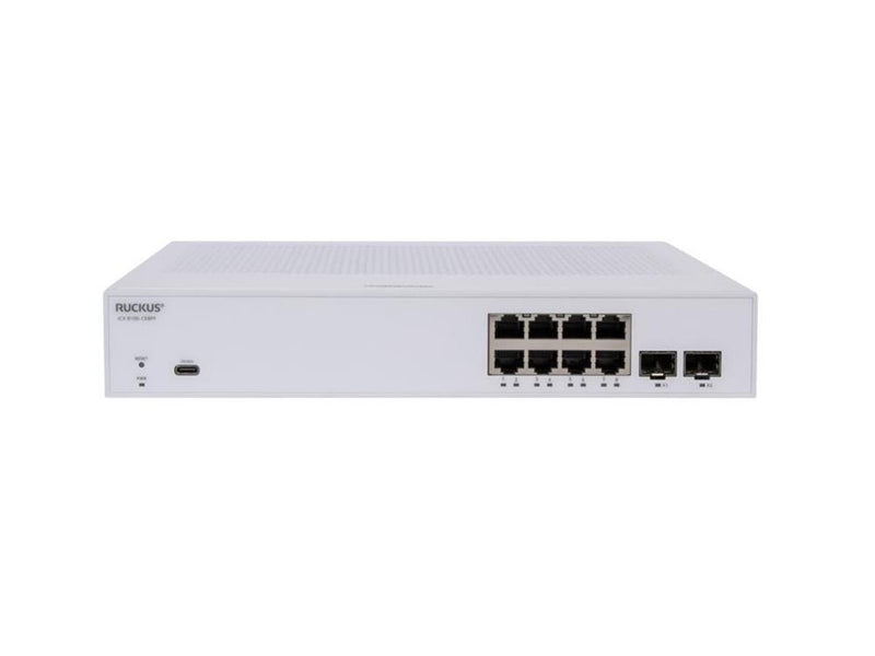 RUCKUS WIRELESS RUCKUS ICX 8100 Compact Switch, 8-Port Gigabit PoE+ 802.3at Managed, Business Ne