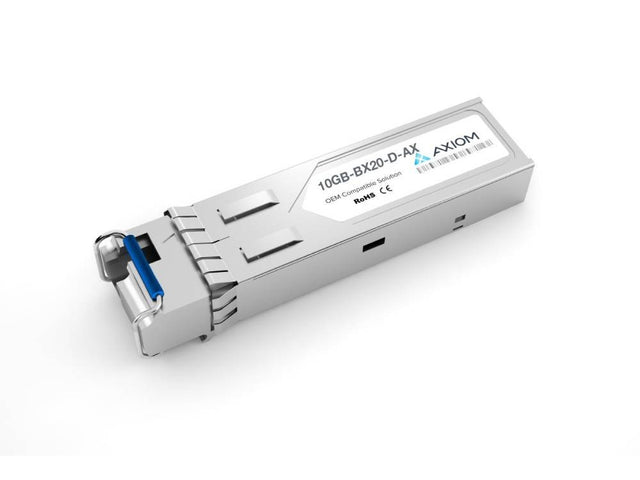 AXIOM 10GBASE-BX20-D SFP+ Transceiver, 10Gbps, BiDi, 20km, LC Connector