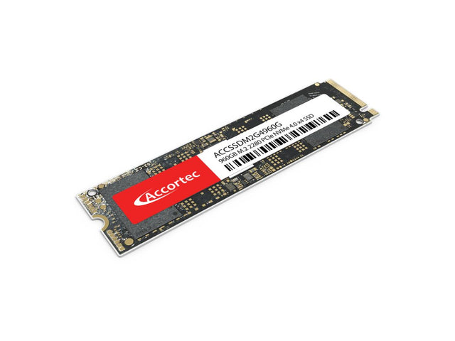 ACCORTEC INC 960GB M.2 2280 PCIe NVMe 4.0 SSD, Business & Home Office Storage