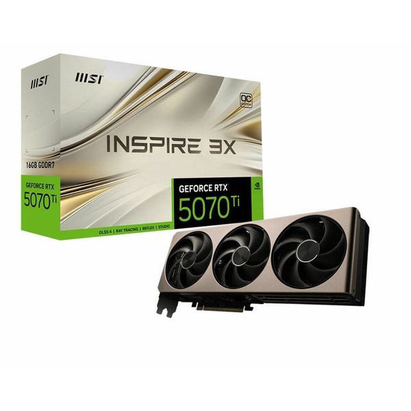 MSI RTX 5070 TI 16G INSPIRE 3X OC - Premium NVIDIA RTX 5090 GPU or gaming laptop at GPUElite with fast US shipping