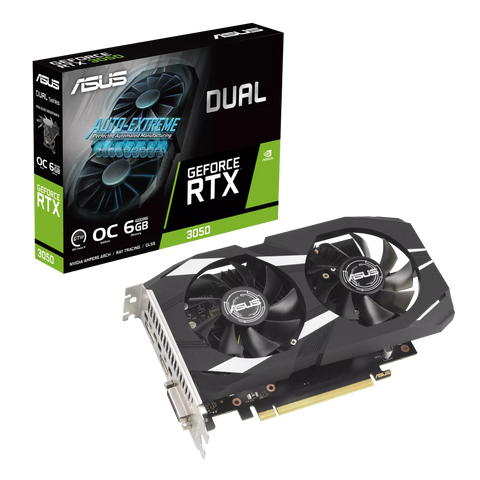 ASUS DUAL-RTX3050-O6G 6GB Graphics Card