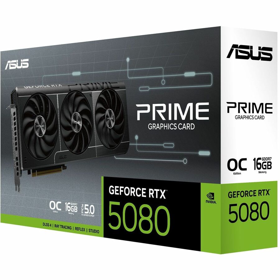 ASUS Prime GeForce RTX 5080 OC Graphics Card 16GB GDDR7 — GPUElite.com