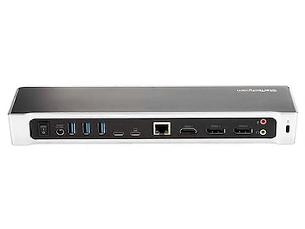 StarTech 4K USB-C Dock, Triple UHD 4K Monitor Docking Station, Mac & Windows, HDMI & DisplayPort, 60W PD, 5x USB 5Gbps Hub, TAA - Product image 2