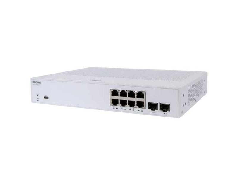 RUCKUS WIRELESS RUCKUS ICX 8100 Compact Switch, 8-Port Gigabit PoE+ 802.3at Managed, Business Ne