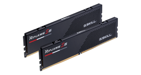 G.Skill Ripjaws S5 64GB (2x32GB) DDR5-6000 CL36 Dual Channel Desktop Memory Kit F5-6000J3636F32GX2-RS5K Black