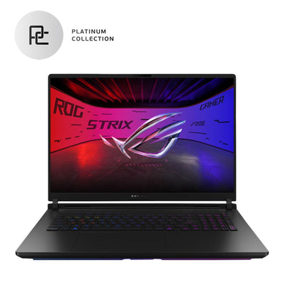 ASUS ROG Strix SCAR 18 G835LX-XS98 18" Gaming Laptop Computer Platinum Collection - Off Black - High-performance gaming hardware