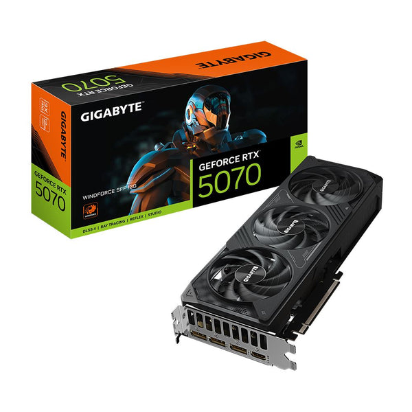 Gigabyte NVIDIA GeForce RTX 5070 WINDFORCE SFF Triple Fan 12GB GDDR7 PCIe 5.0 Graphics Card - Premium NVIDIA RTX 5090 GPU or gaming laptop at GPUElite with fast US shipping