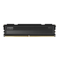KLEVV FIT V 32GB (2x16GB) DDR5-5600 PC5-44800 CL30 Dual Channel Desktop Memory Kit 5AGU880-56K300L Jet Black