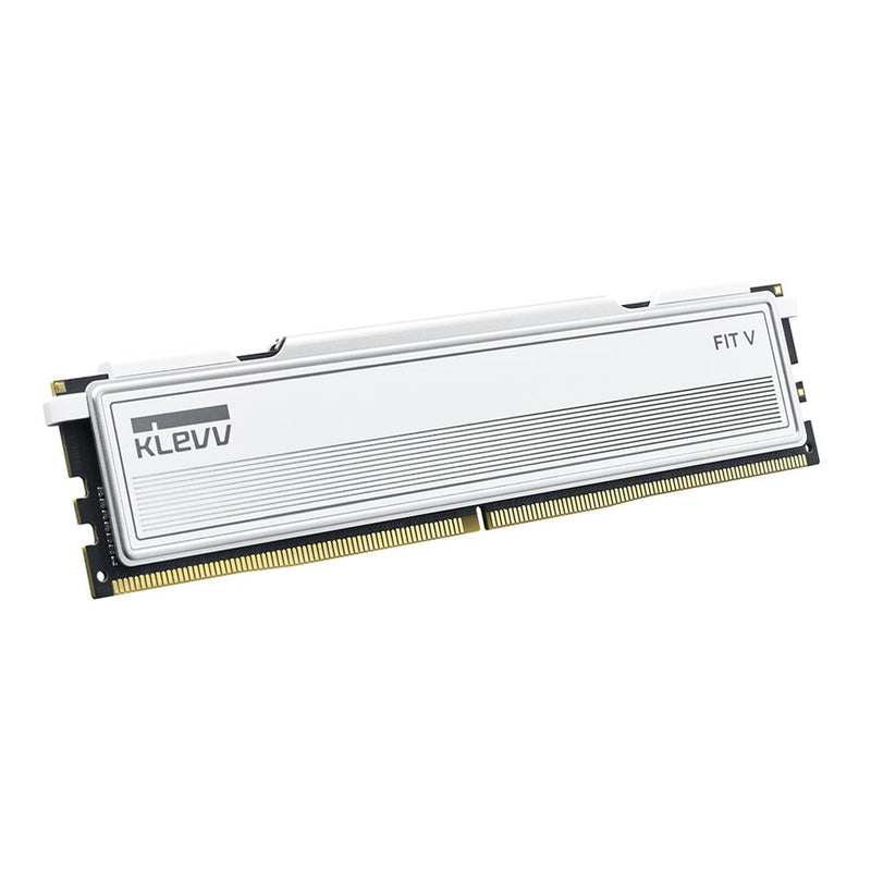 KLEVV FIT V 32GB (2x16GB) DDR5-6000 CL28 Dual Channel Desktop Memory Kit Ceramic White - K5AGU880-60B280F