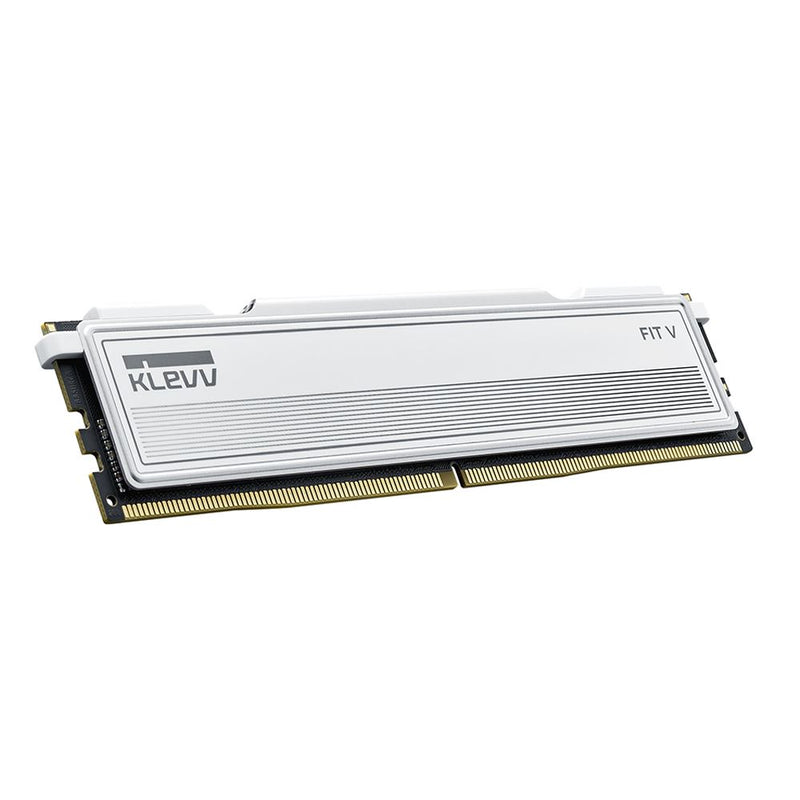 KLEVV FIT V 32GB (2x16GB) DDR5-6000 CL28 Dual Channel Desktop Memory Kit Ceramic White - K5AGU880-60B280F
