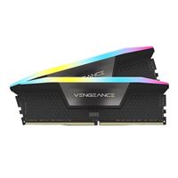 Corsair VENGEANCE RGB 32GB (2x16GB) DDR5 6000MHz CL30 Desktop Memory Kit AMD EXPO Black CMH32GX5M2M6000Z30