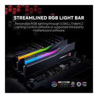 G.Skill Trident Z5 RGB 64GB (2x32GB) DDR5-6000 CL38 Desktop Memory Kit 288-Pin F5-6000J3848D32GX2-TZ5NR