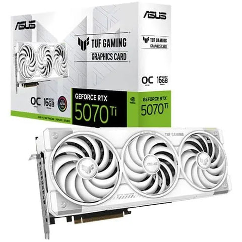 ASUS TUF-RTX 5070TI-O16G-WHITE 16GB White Graphics Card