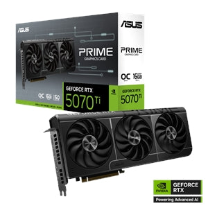 Asus NVIDIA GeForce RTX 5070 Ti Graphic Card - 16 GB GDDR7 - High-performance gaming hardware