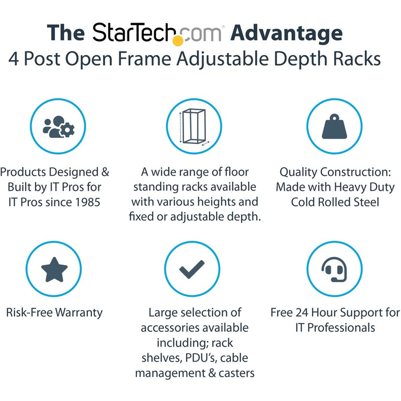 Startech.com 4POSTRACK42 40" product