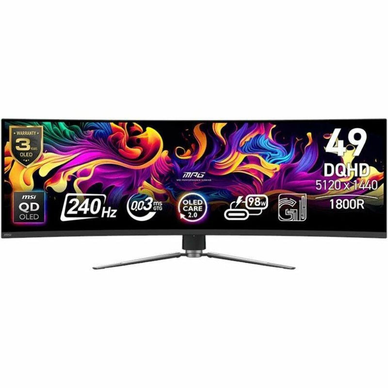 MSI Video MPG491CQPXQDOLED 49" monitor