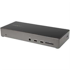 StarTech USB C Dock, Triple 4K Monitor USB-C Docking Station with DP 1.4 & DSC, 2x DisplayPort & 1x HDMI, 100W PD, 6x USB (2x 10Gbps) - Product image 1