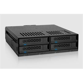 Cremax (ICY DOCK) Cremax (ICY DOCK) MB324SP1B ICY DOCK RD MB324SP-1B 4 Bay 2.5 SATA SAS HDD SSD Hot-Swap Mobile Rack Retail