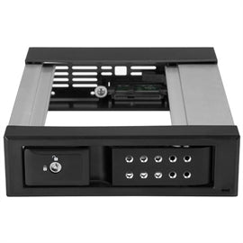 StarTech.com StarTech AC HSB1SATSASBA MO Racks 5.25 to 3.5SATA SAS Hot Swap Bay Trayless
