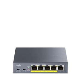 Cudy Switch GS1005P 5-Port 10 100 1000M PoE+ Switch 60W Retail