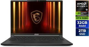 MSI STEALTH A16 AI+ A3XWIG-076US RAI9HX370/RTX 5080/32GB/2TB/W 11PRO