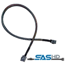 2282200R Adaptec 2282200-R 5m Mini Serial SCSI 4xHD SFF-8643 to Mini Serial SCSI HD
