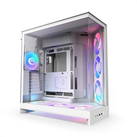 CMH92FWP1 NZXT CS CM-H92FW-P1 H9 FLOW RGB+ Mid Tower Clear TG White Retail