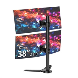 CEMT5J11S1 SIIG AC CE-MT5J11-S1 Dual Vertical Monitor Stand Heavy Duty Freestanding Mount