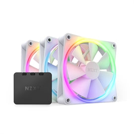 RFR12TFW1 NZXT Fan RF-R12TF-W1 F120 RGB 3x120mm Fan & Controller 12V DC White Ratail