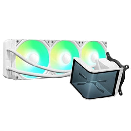 LP360LAM3MG0W TRYX Fan L-P360L-AM3M-G0W PANORAMA SE 360 ARGB Liquid Cooler White Retail