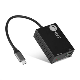JUNE0D11S1 SIIG AC JU-NE0D11-S1 USB-C t SFP Fiber Gigabit Ethernet Adapter Brown Box