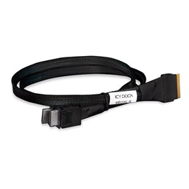 Cremax (ICY DOCK) Cremax (ICY DOCK) Cremax (ICY DOCK) MB206LB ICY DOCK Cable MB206L-B SlimSAS 8i SFF-8654 t 2xOCuLink 4i SFF-8611 Cable 0.5M