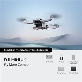 CPMA0000078802 DJI Drone CP.MA.00000788.02 Mini 4K Fly More Combo (GL) Retail