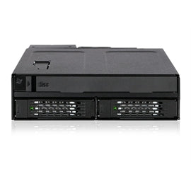 Cremax (ICY DOCK) Cremax (ICY DOCK) MB602SPOB ICY RD MB602SPO-B 2x2.5 SAS SATA Slim ODD Backplane Cage f External 5.25Bay