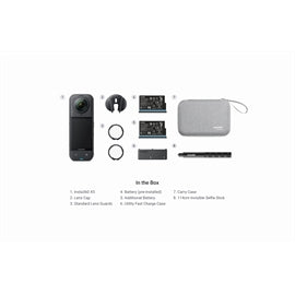 CINSAAHAX504 Insta360 CM CINSAAHA_X504 X5 Essentials Bundle Retail