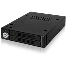 Cremax (ICY DOCK) Cremax (ICY DOCK) MB992SKB ICY DOCK ToughArmor MB992SK-B 2x2.5 SATA HDD SSD Full Metal Mobile Rack in