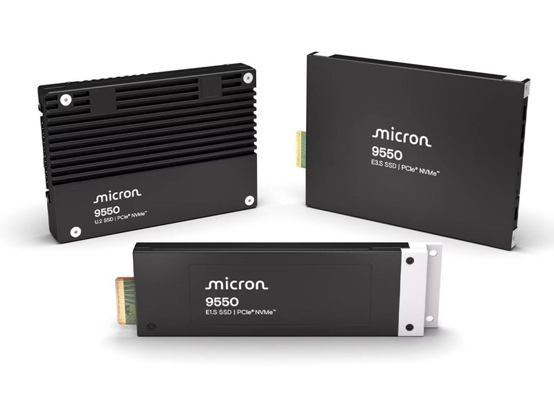 MICRON 9550 PRO 3840GB NVMe U.2 15mm Enterprise SSD Data Center Single Pack