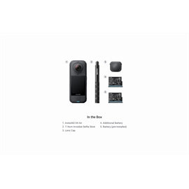 CINSAAFASE03 Insta360 Camera CINSAAFA-SE03 Insta360 X4 Air Starter Bundle (Black) Retail