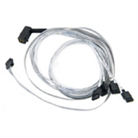 2280000R Adaptec 2280000-R 0.8m RA miniSAS SCSI SFF-8643 to 4 x1Serial Fan-Out Cable
