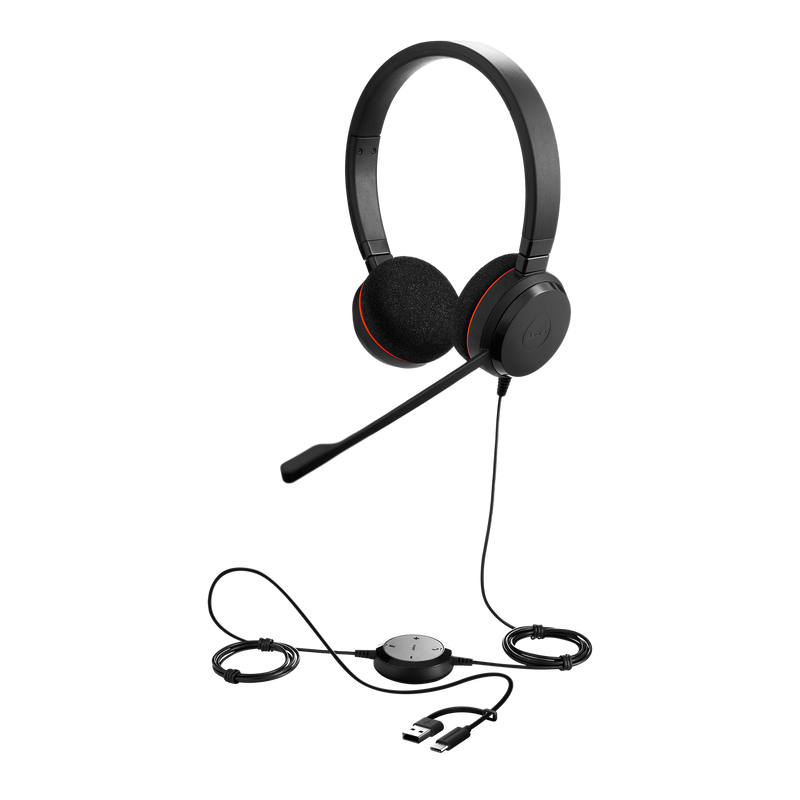4999-823-189-01 Jabra Evolve 20 - USB-C/A, MS Stereo