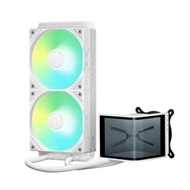 LP240LAM2MG0W TRYX Fan L-P240L-AM2M-G0W PANORAMA SE 240 ARGB Liquid Cooler White Retail