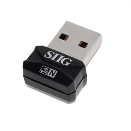 JUWR0112S2 SIIG NT JU-WR0112-S2 Wireless-N Mini USB Wi-Fi Adapter 150Mbps 802.11n g b RTL