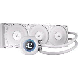 Corsair Memory CW9061034WW Corsair Fan CW-9061034-WW NAUTILUS 360 RS LCD Liquid CPU Cooler White Retail