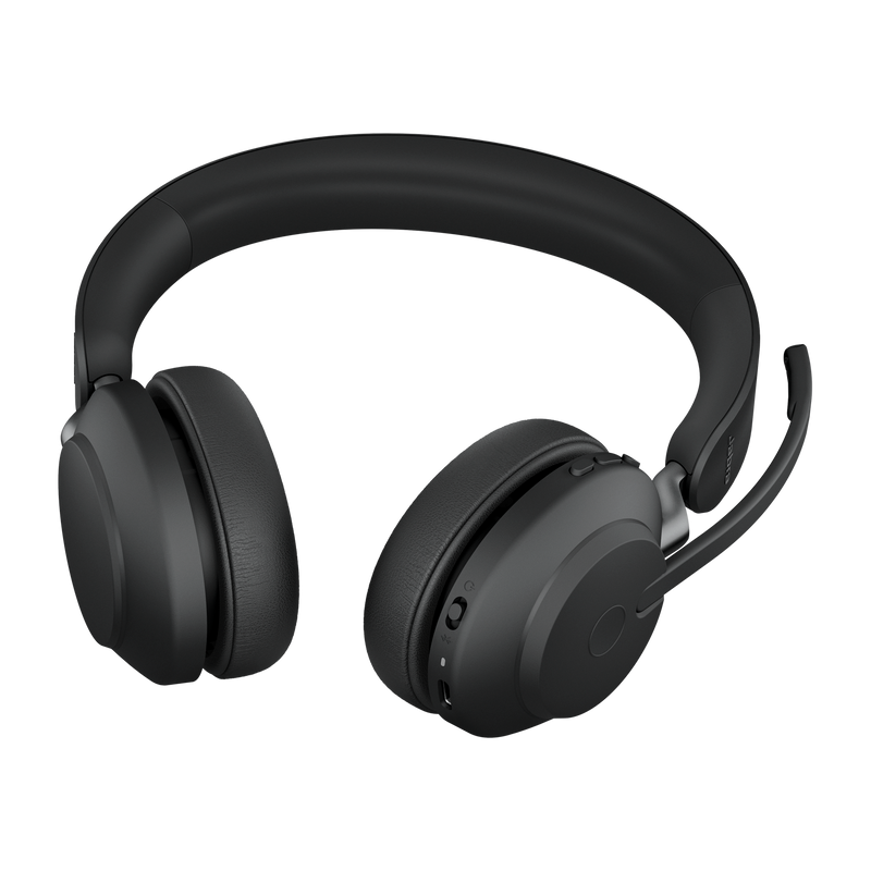 26599-989-989-01 Jabra Evolve2 65 USB-A UC Stereo with Charging Stand - Black