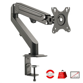 CEMT3311S1 SIIG AC CE-MT3311-S1 Single Gas Spring C-Clamp Desk Mount 27 Brown Box
